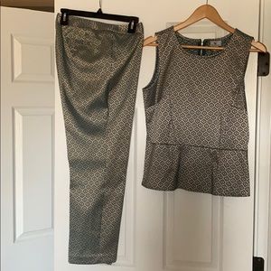 After Five Top and matching tapered ankle pants.